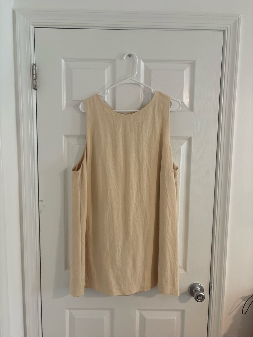 Beige H&M Flowy Shift Dress